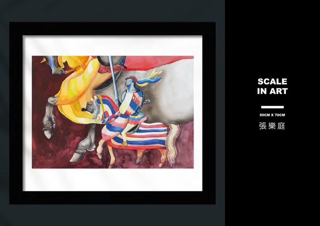 Scale in Art card showing Pride And Prejudice