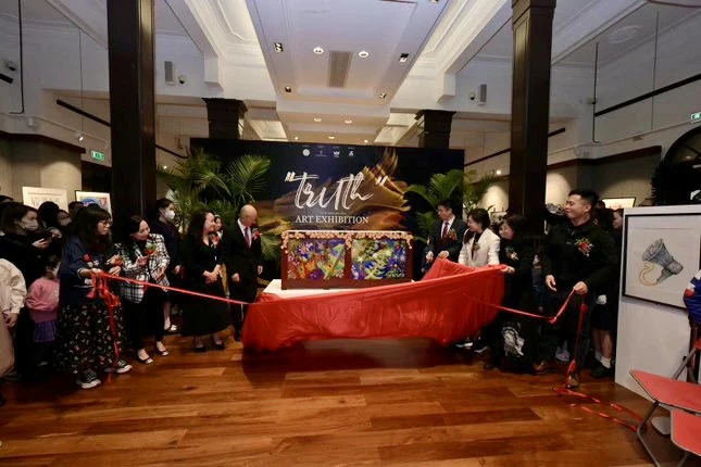 Truth exhibition opening photograph